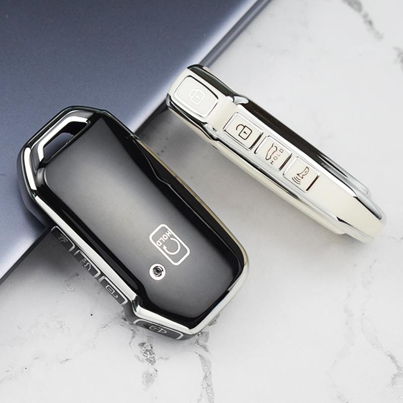 5 tlačítek NOVÝ TPU kryt držáku na klíče od auta pro KIA Seltos Sportage Ceed Sorento Cerato KX5 Niro Forte K3 K5 Opatima Soul Telluride