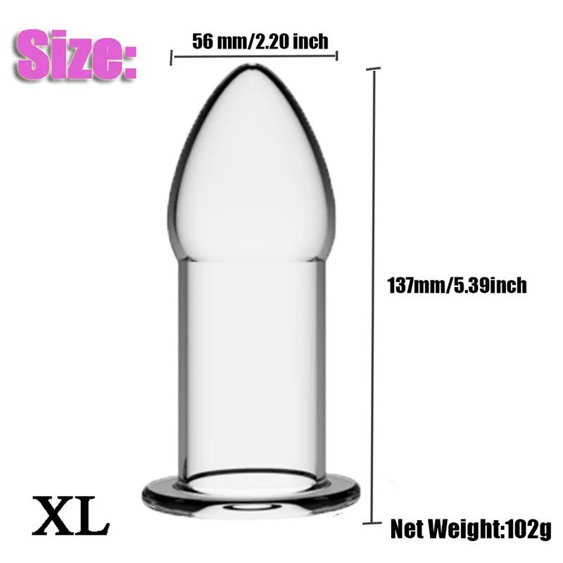 XL Hollow Anal Plug Vaginal Dilator Speculum Prostate Massager Huge Dildo Sex Toys for Woman Men Adult Products Buttplugs