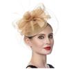 Women Girls Mesh Fascinators Hat Cocktail Party Headband Headpiece Wedding Hat