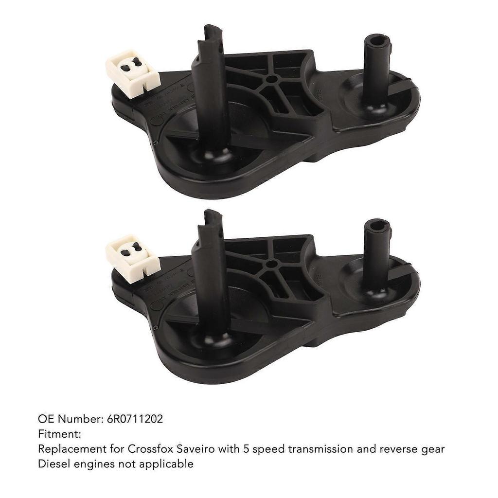 2 Pcs Front Gear Shift Linkage Lever Bracket 6R0711202 Gearshift Cable Link End Mount Replacement for Crossfox Saveiro
