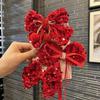 Rote chinesische Haarspange mit Schleife für Kinder - Neujahrs-Accessoire für Mädchen