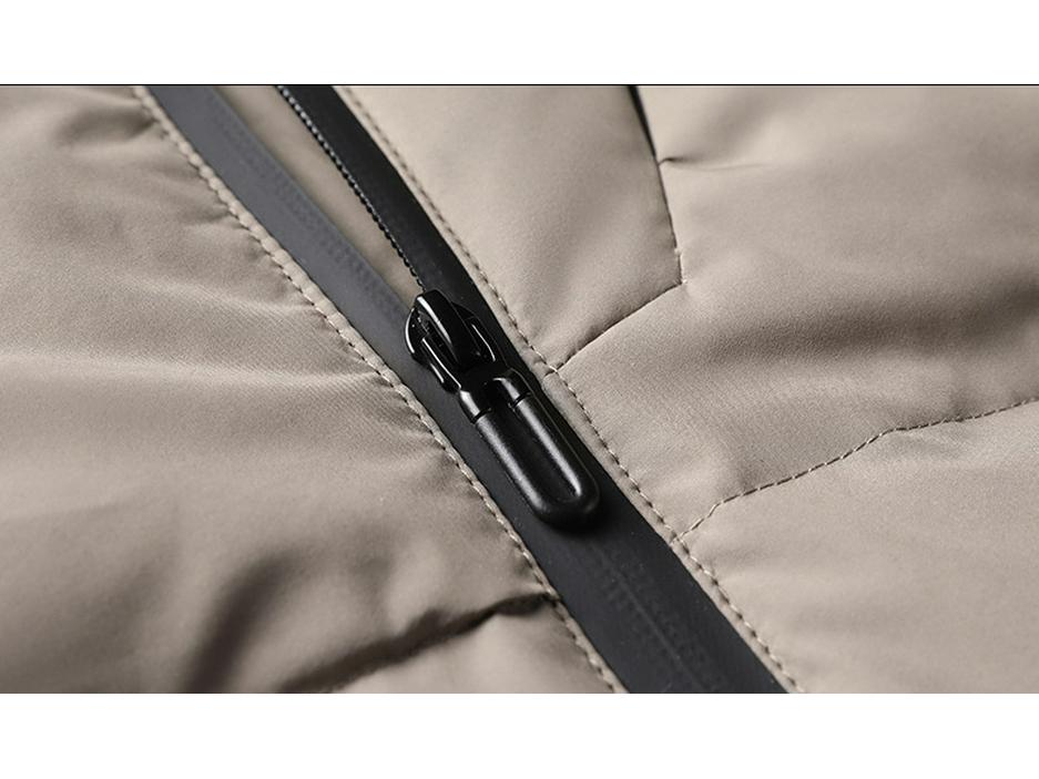 Men's Winter Hooded Down Jacket - Fashionable, Casual, Warm, Thick Windbreaker with White Duck Down Filling