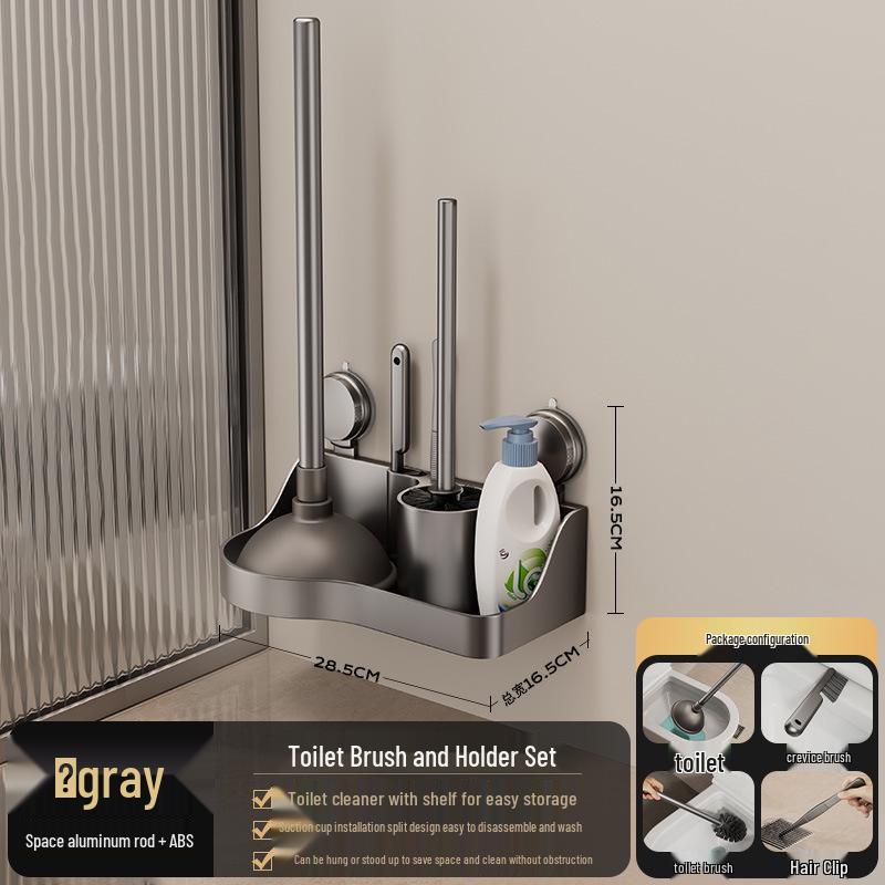 

Настенный набор туалетной щетки без сверления со стойкой для хранения