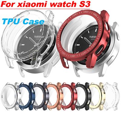 Měkké TPU pouzdro Pro Xiaomi Watch S3 ochranné pouzdro all-inclusive, Příslušenství pro chytré hodinky ochrana displeje, Nárazník pro chytré hodinky