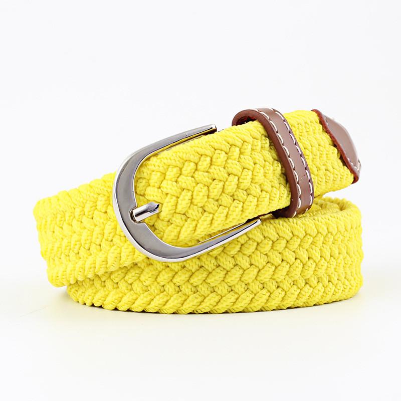 Fashionable Elastic Canvas Belt For Youth Students With Comfortable Fit And Unique Colors