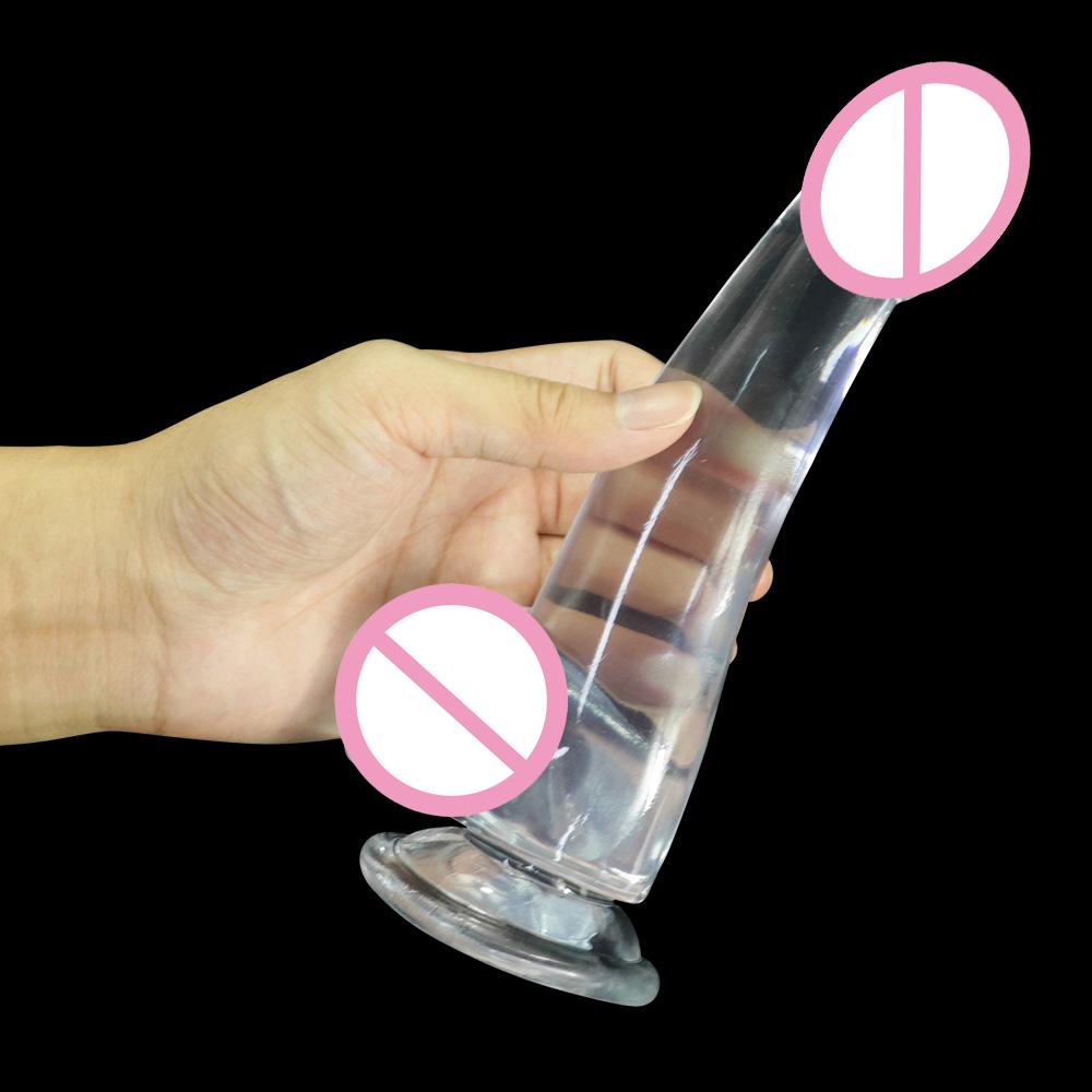 Multi-Size TPE Jelly Penis Dildo with Suction Cup, Anal Plug Vaginal Masturbator, Unisex Adult Sexy Sex Toy for Couples, Sex Toy