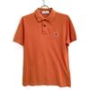 STONE ISLAND 621522S67 Orange Logo Embroidered Polo Shirt Tops M OrangeUsed