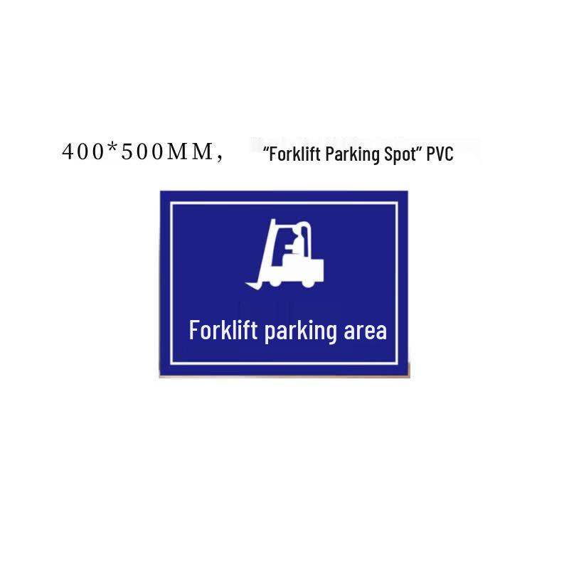 Ansell PVC Forklift Parking Area Sign