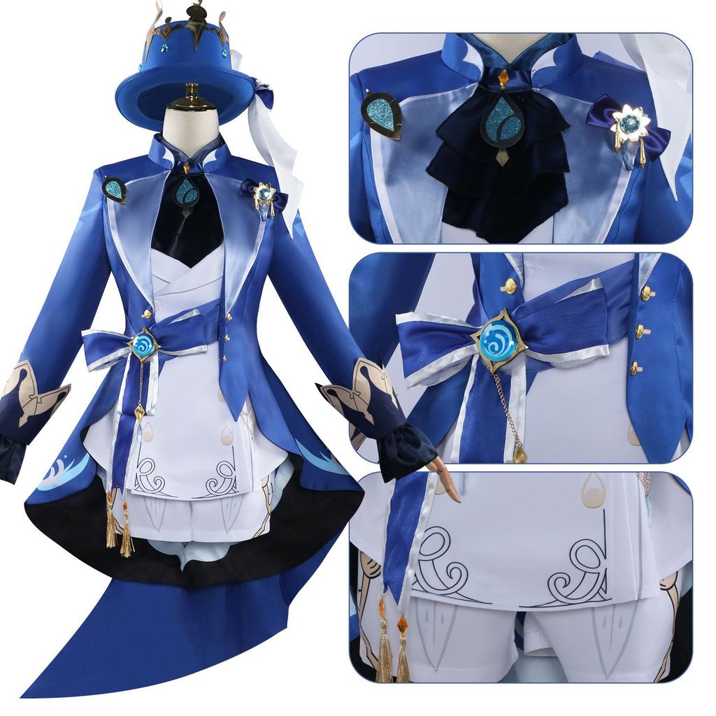 Beishui Trading Original God cos Clothing Water God Fu Carlos Fontainfunina Cosplay Clothing Full Set