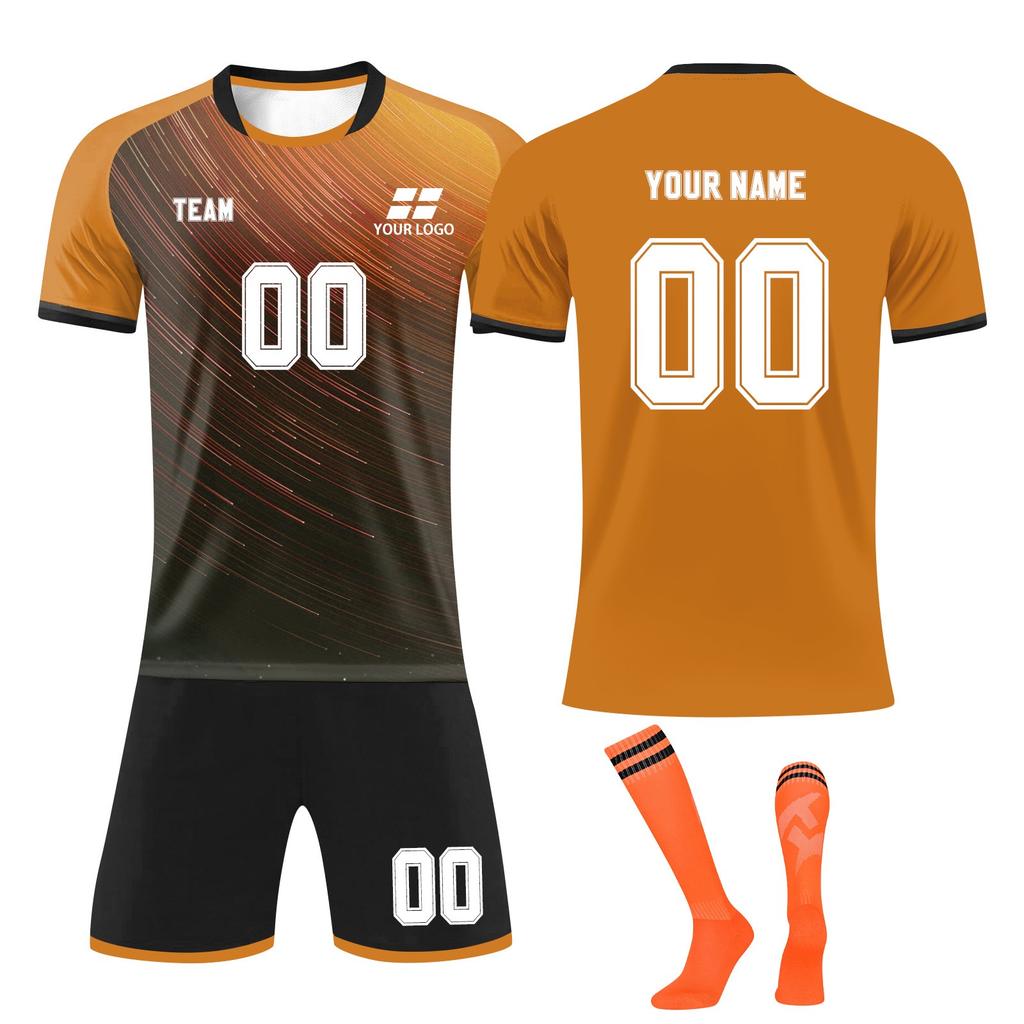 Personalizovaná sada košil Pánská Dívčí s číslem jména Vlastní fotbalové dresy pro chlapce tréninkový oblek