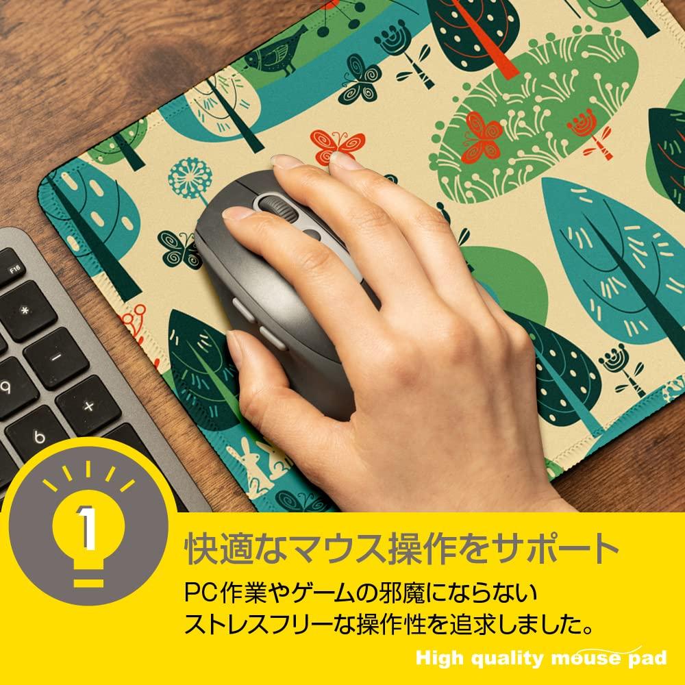 Maus Kompatibel mit Optisch Mini Voll Holzmaserung [Pretimo] Pad, Maus, Waschbar, Größe, Rutschfest, Dünn, Leicht, Flach,