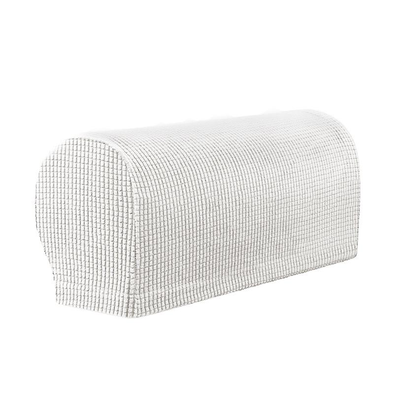 Elastic Merbau Sofa Armrest Cover - Thickened, Anti-slip, Solid Color Fabric