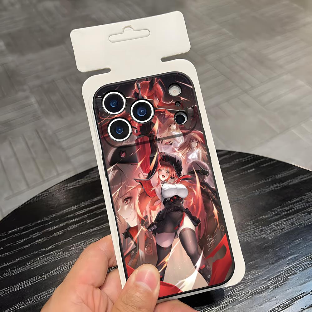

Чехол для телефона Goddess Of Victory Nikke Для IPhone 17 Air 16 E Pro Max 15 14 13 Mini 12 Pro 11 Max Plus Черный Мягкий Чехол iPhone 14ProMax