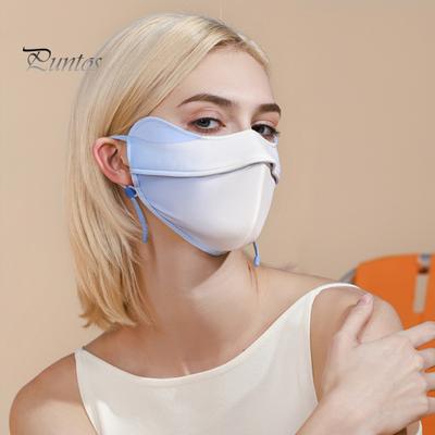 Women UV-proof Face Guard Friendly To Skin Washable Reusable Breathable Sun Protection Sports Face Guard