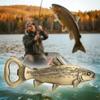 Trout Fish Bottle Opener - Unique Fishing Theme Gifts for Anglers, Fisherman Decor Accessories, Father's Day Christmas Presents for Men