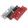 1Pc 3D Metal Holy Shit Edition Logo Car Front Grille Badge Side Fender Rear Trunk Emblem Sticker Decal