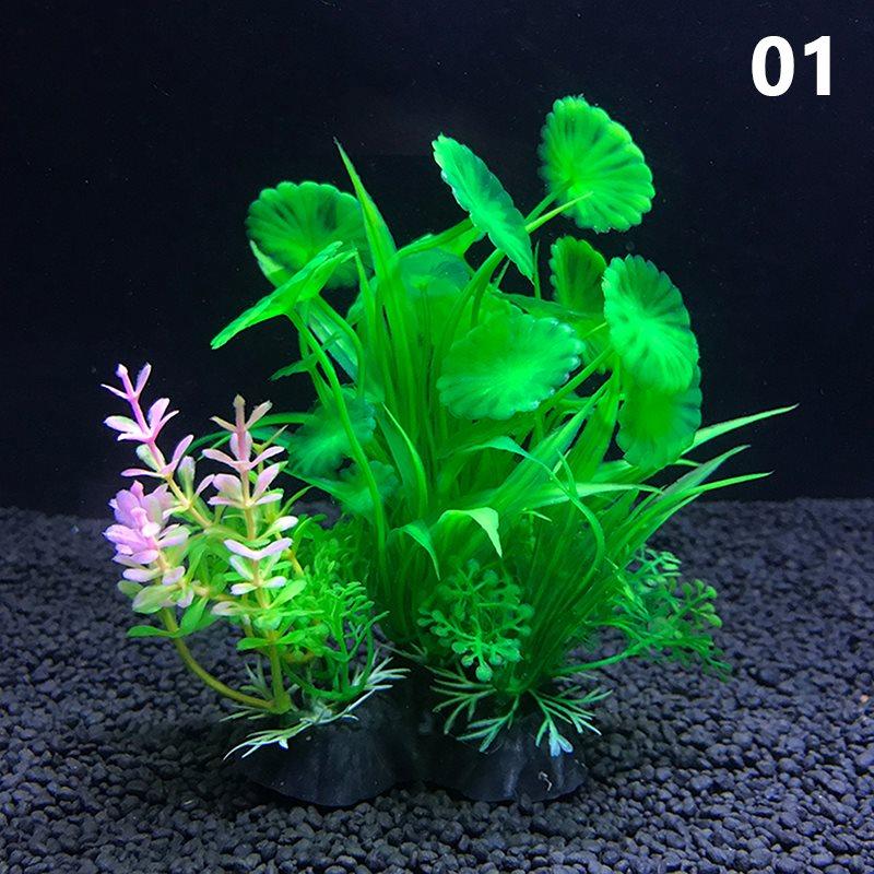 13 Kinds Artificial Aquarium Decor Plants Water Weeds Ornament Aquatic Plant