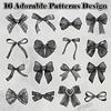 500 Stück Cartoon Schleifen Aufkleber für Notizbuch Handyhülle Laptop Verpackung Kinder Belohnungsaufkleber für Lehrer Schüler