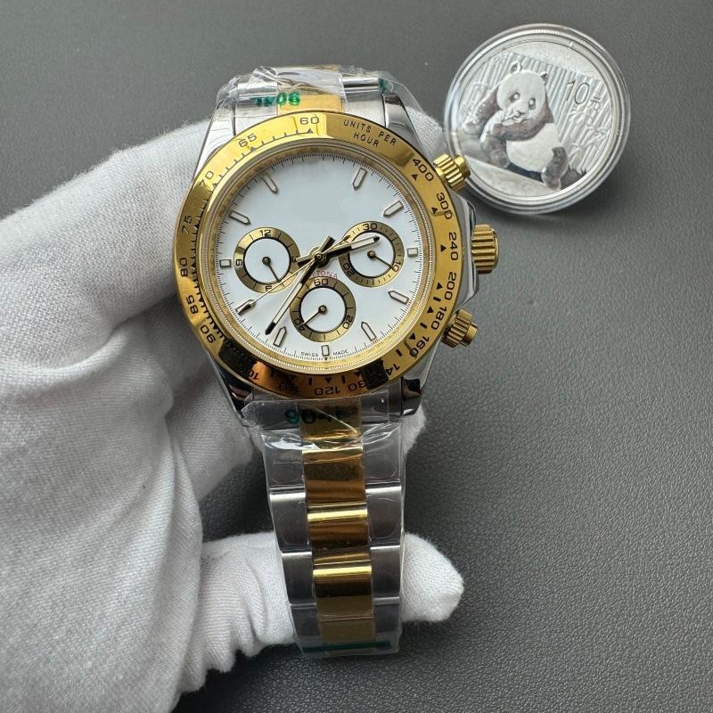 Panda Eye Daytona Men's Mechanical Watch Yacht Luminous Three Eyes Six Needles