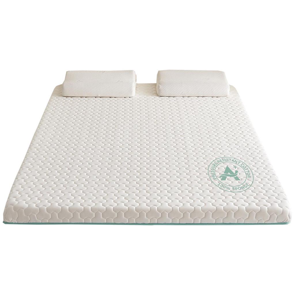 Latex Sponge Mattress for Home, Dorm, or Rental – Single or Double, Thick and Soft Tatami Style