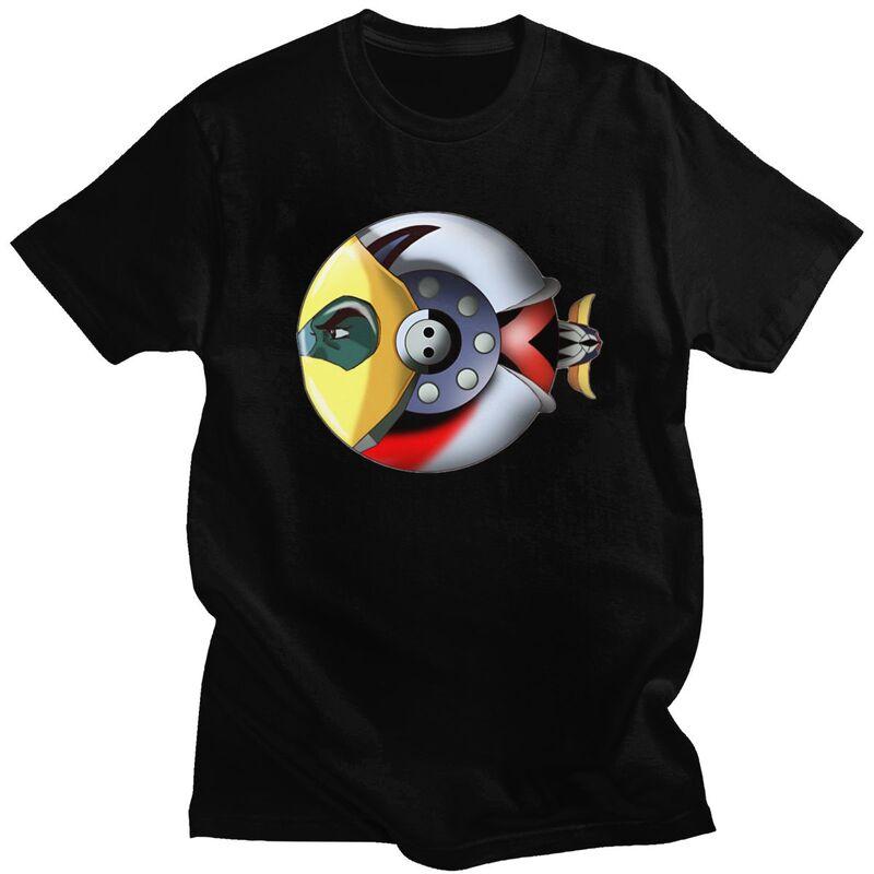 

Custom UFO Robot Grendizer Goldorak T Shirt for Men 100% Cotton Tshirt Casual Tees Short Sleeves T-shirt Slim Fit Clothing Gi... S разноцветный