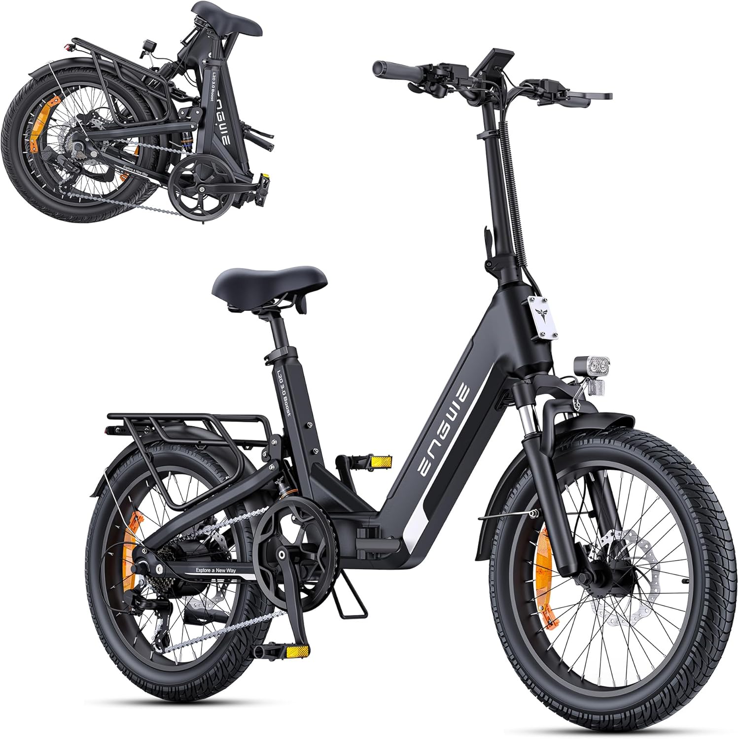 ENGWE elektriskais velosipēds ir aprīkots ar