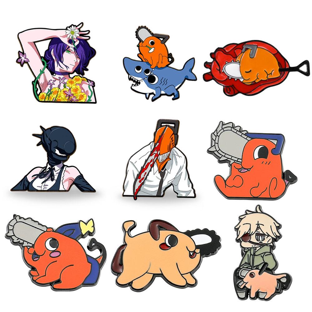 Anime Cartoon PCS Enamel Pins Custom Brooches Lapel Badges Animal Funny Jewelry Gifts for Kids Friends