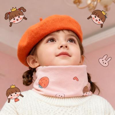 Baby Neck Warmer Scarf Autumn Winter Warm Soft Windproof Seamless Neck Tube for Infant Toddler Children Outdoor Cozy Neck Cover