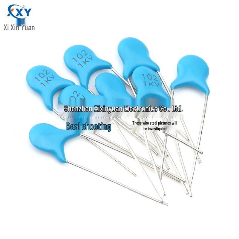 High Voltage 1nF 1000V 20% Ceramic Capacitor Through-hole Blue Dielectric