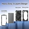 For Samsung Galaxy Tab S10 FE/Tab S9/Tab S9 FE.360° Rotating Grip Heavy Duty Protection Stand TPU+PC 3in1 Anti-knock Shockproof Tablets PC Case
