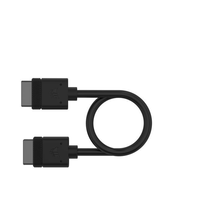 Câble - corsair - cl-9011120-ww - 200mm droit - noir - icue link cables
