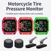 Motorcycle Air Pressure Sensor Heat Resist Motorcycle IP65 Waterproof Real-Time Tire Pressure Monitor for Emergencies Tool