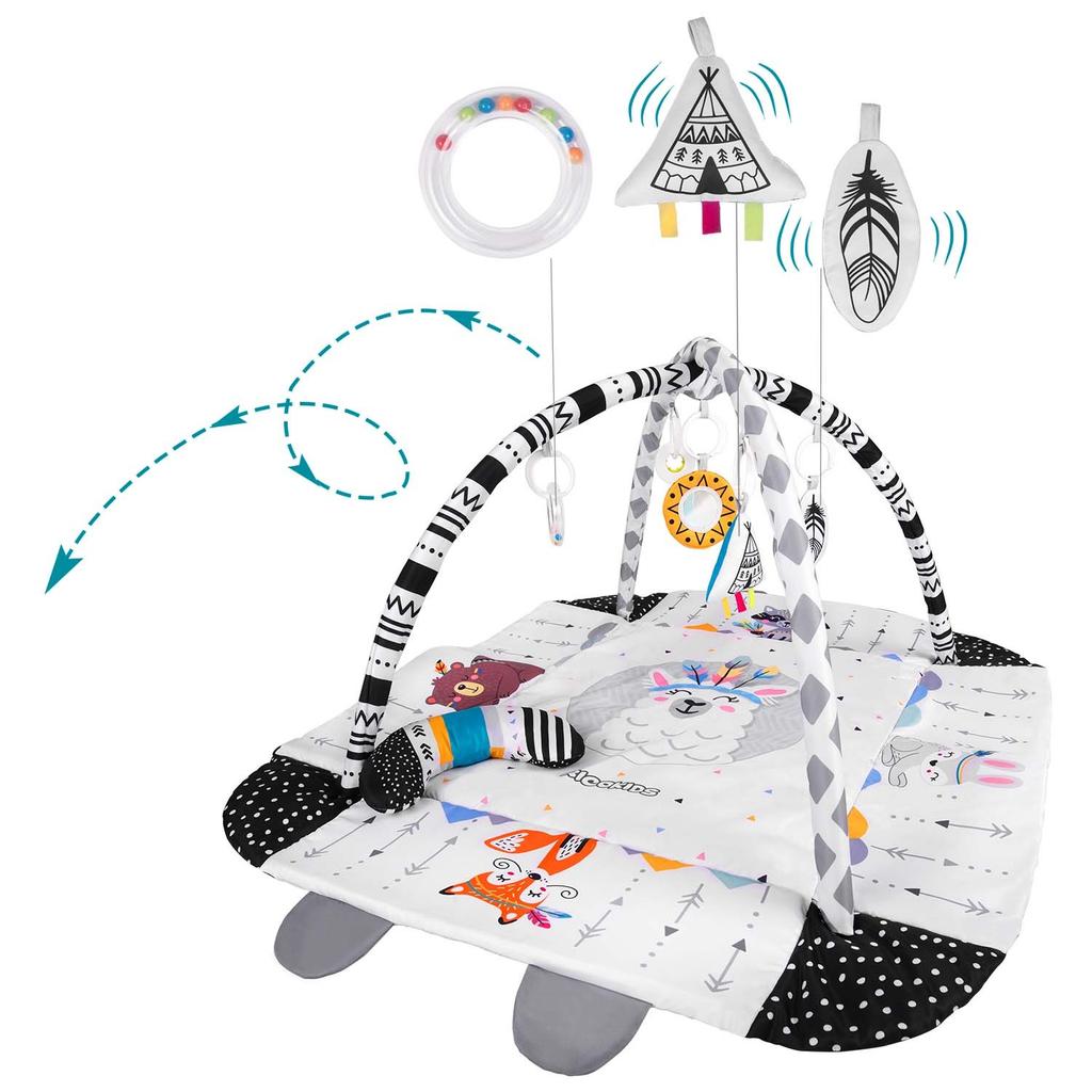 Interactive Educational Mat 110 X 100 Cm Boho Ricokids