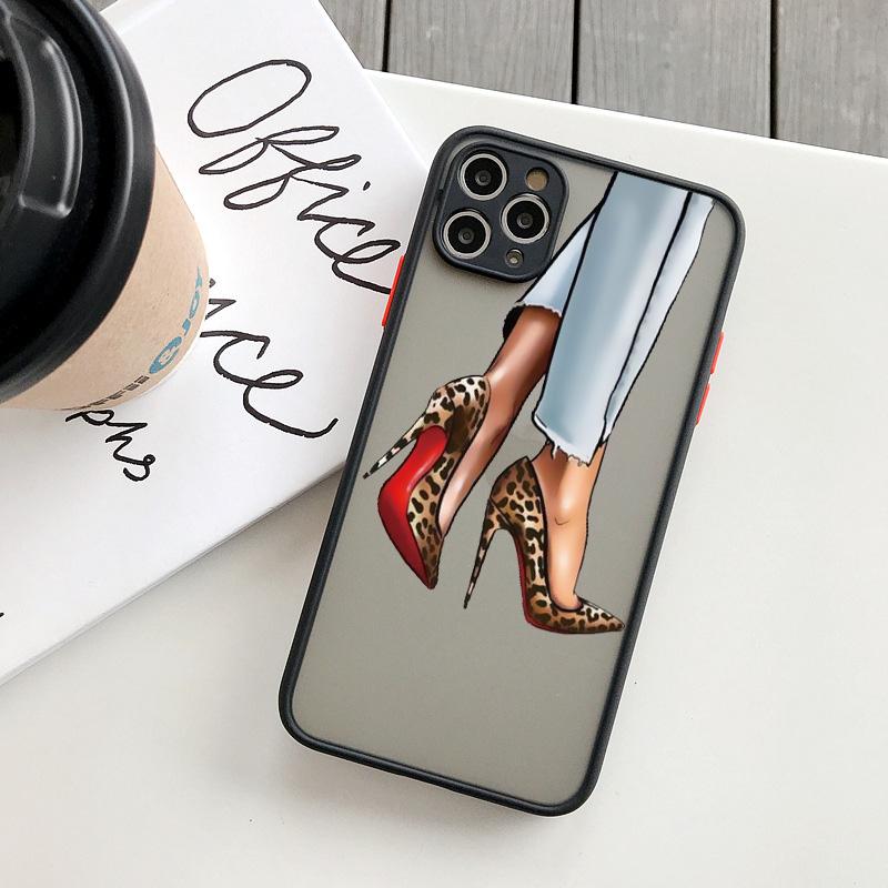 Girl Boss Women Coffee Phone Case For iphone 16 12 11 14 13 15 Pro Max X XS XR SE 2020 7 8 Plus Fashion Lady High Heel Covers