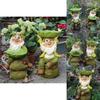 Playful Gnome Bird Feeder Beautiful Outdoor Ornament Great For Garden Landscaping