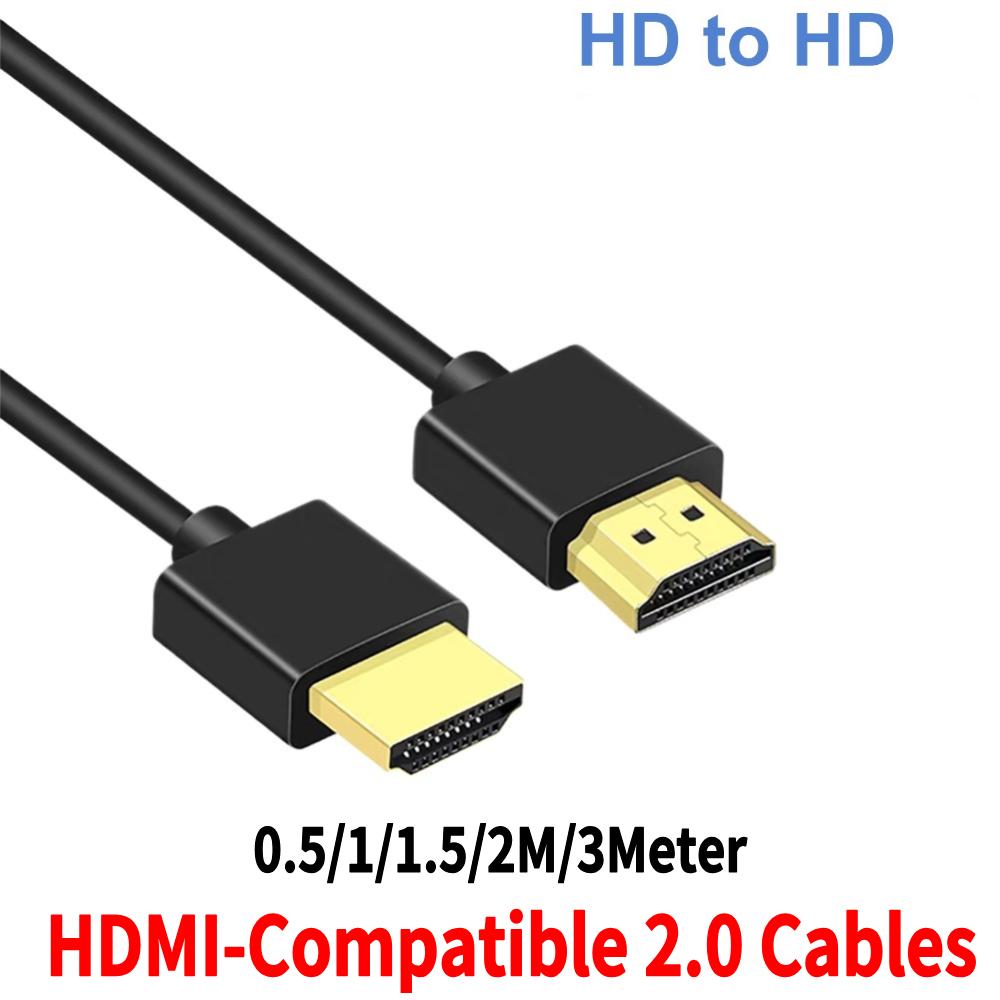 OD3.2 Ultraweiches & Dünnes HDMI-zu-Mini-HDMI-Kabel Unterstützt High Speed 4K@60Hz 18gbps 2160p 1080p Extrem Schlankes & Flexibles HDMI-Kabel