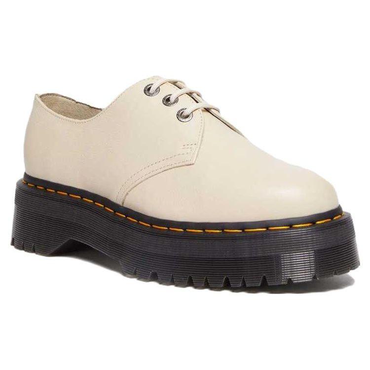 Dr. Martens 1461 Leather Comfortable Commuting Low-Top Thick Sole Shoes Unisex Shoes Beige 30612292