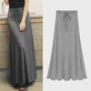 Women's Modal A-Line Strappy Long Skirt - Slim Fit, Summer Style, Plus Size