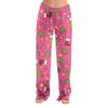 Women's Christmas Print Pants, Casual Pajama Bottoms for Holiday Wear
