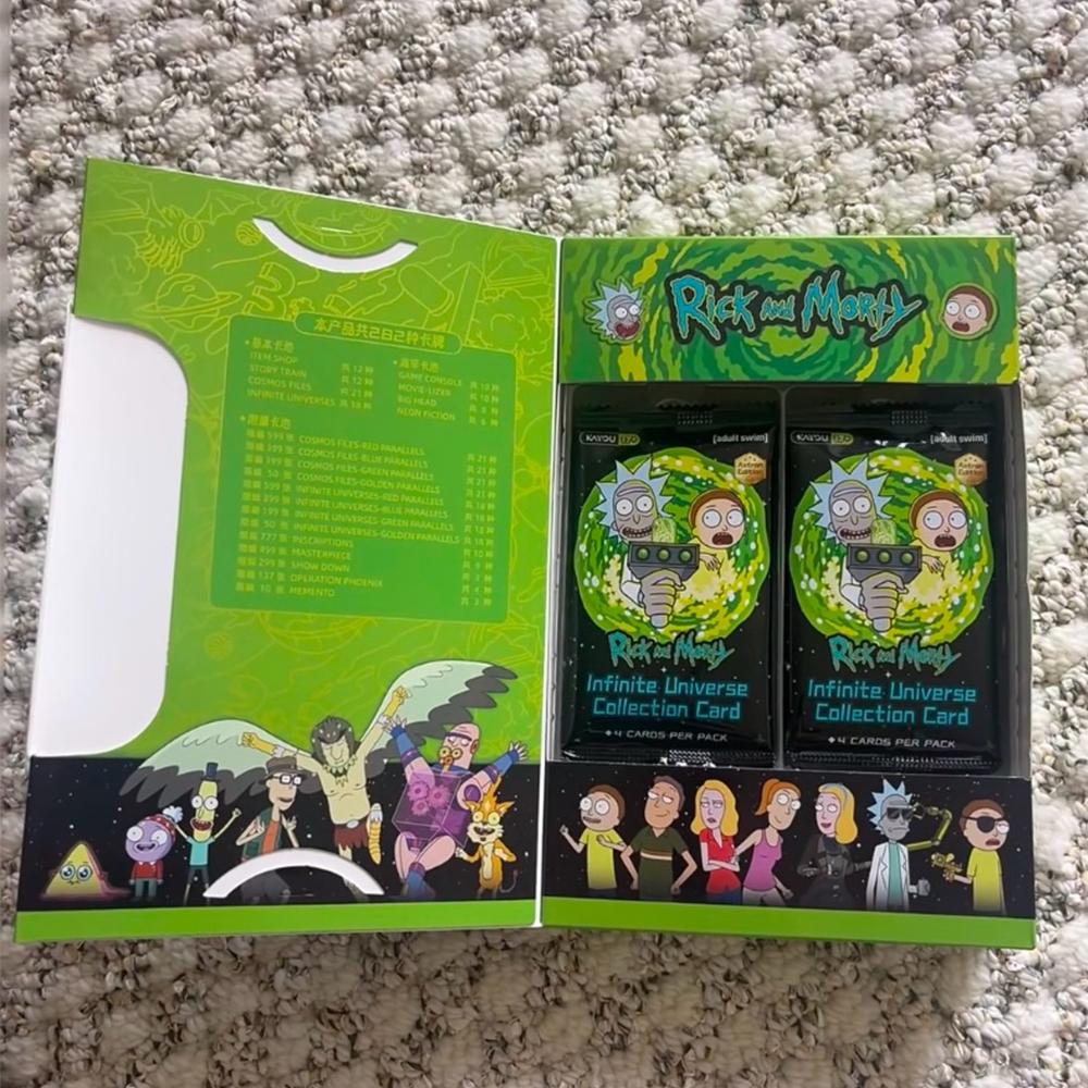 Genuine Rick And Morty Cards Infinite Universe Version Rare Cards To Collect Flash Tcg Gift For Fans
