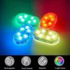 Auto LED světlo 7 barev měnící voděodolné proti poškrábání Mini velikost dobíjecí, dotykové ovládání, automatické vnitřní LED světlo