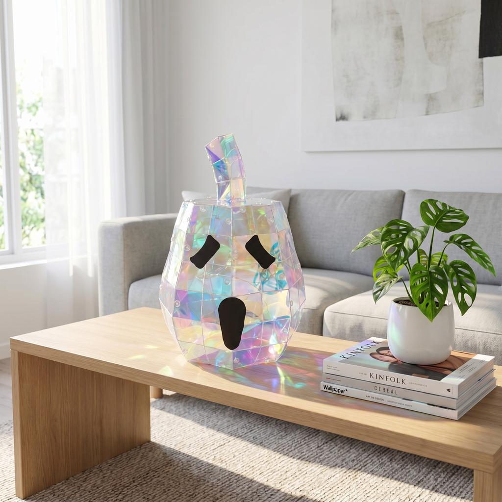 LED Light Up Decorative Figurine for Home Decor, Creative Gift with Colorful Lighting