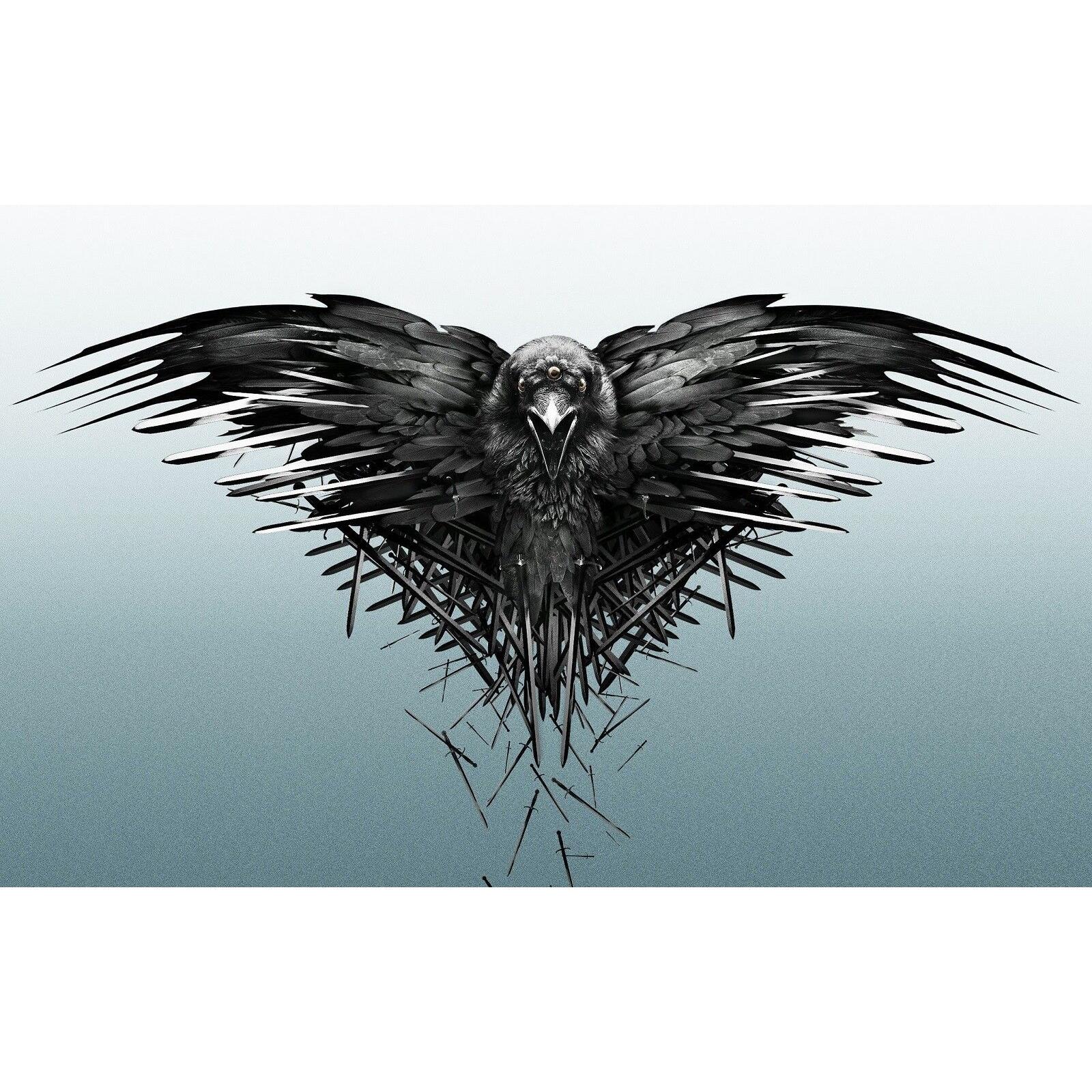 Game of Thrones tapestry of the raven 75x100