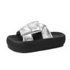 Fan Jieya Platform Slippers Versatile 24 Spring and Summer New Fashion Women's Shoes One-word Sandals Soft Sole Wear Beach Sandals