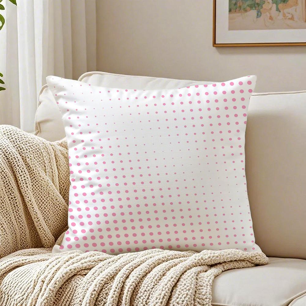 Modern Pattern Art Dot texture Cushion Cover Linen Pillowcase Soft for Sofa Bed Home Room Decor