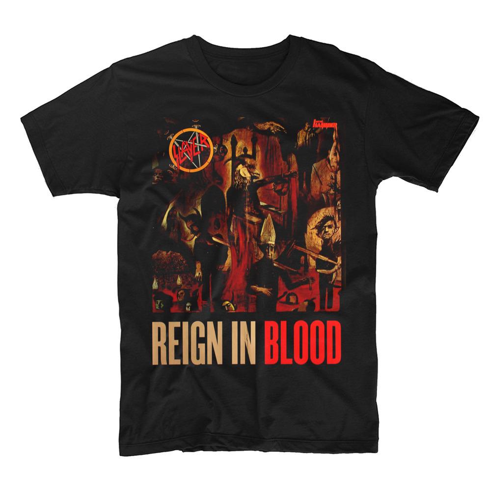 Slayer Reign In Blood Metal Rock T-Shirt Tee MEN'S WOMEN'S Unisex T-Shirt