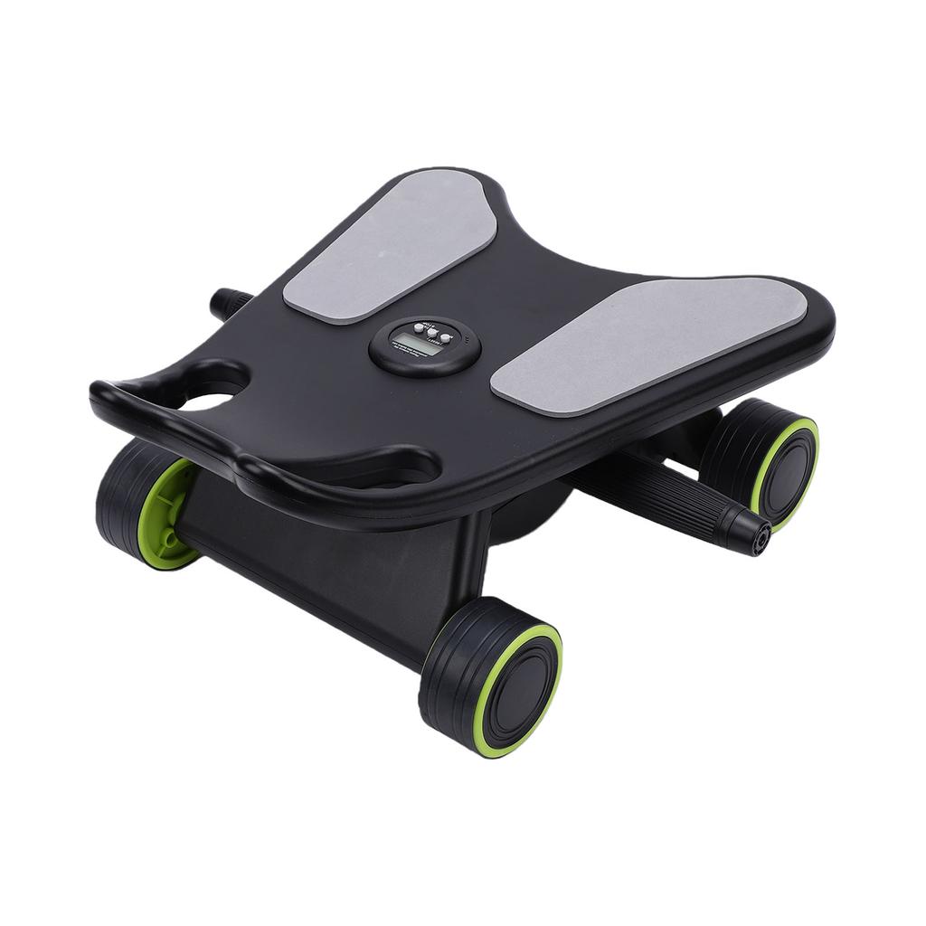 Ab Wheel Trainer with Support Board Automatic Rebound Abdominal Exercise Roller for Men and Women Home Gym