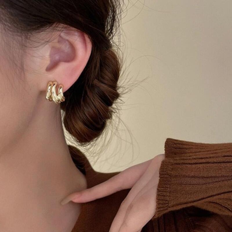 

Women s Layered Tornado Ball Earrings A30733_Gold