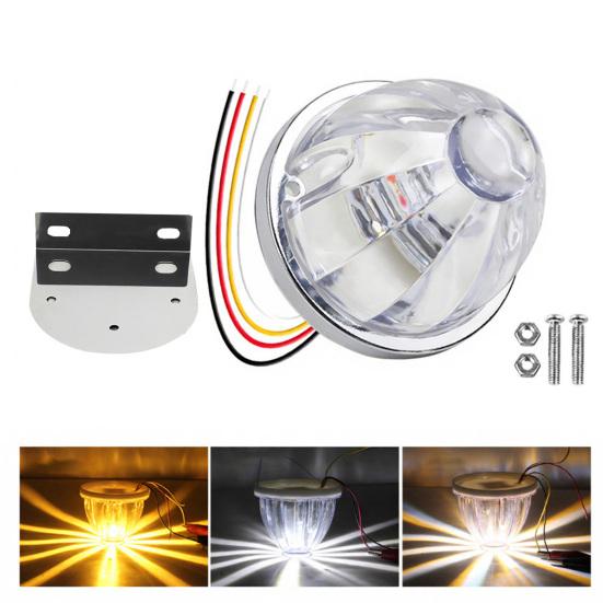 LEDowa lampka obrysowa w kształcie arbuza ze wspornikiem Lampka obrysowa boczna w kształcie arbuza Kierunkowskaz do przyczepy ciężarowej naczepy ciężarowej samochodu ciężarowego autobusu furgonetki