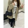 IELGY Ladies Vintage Denim Blue Shoulder Underarm Bag Portable